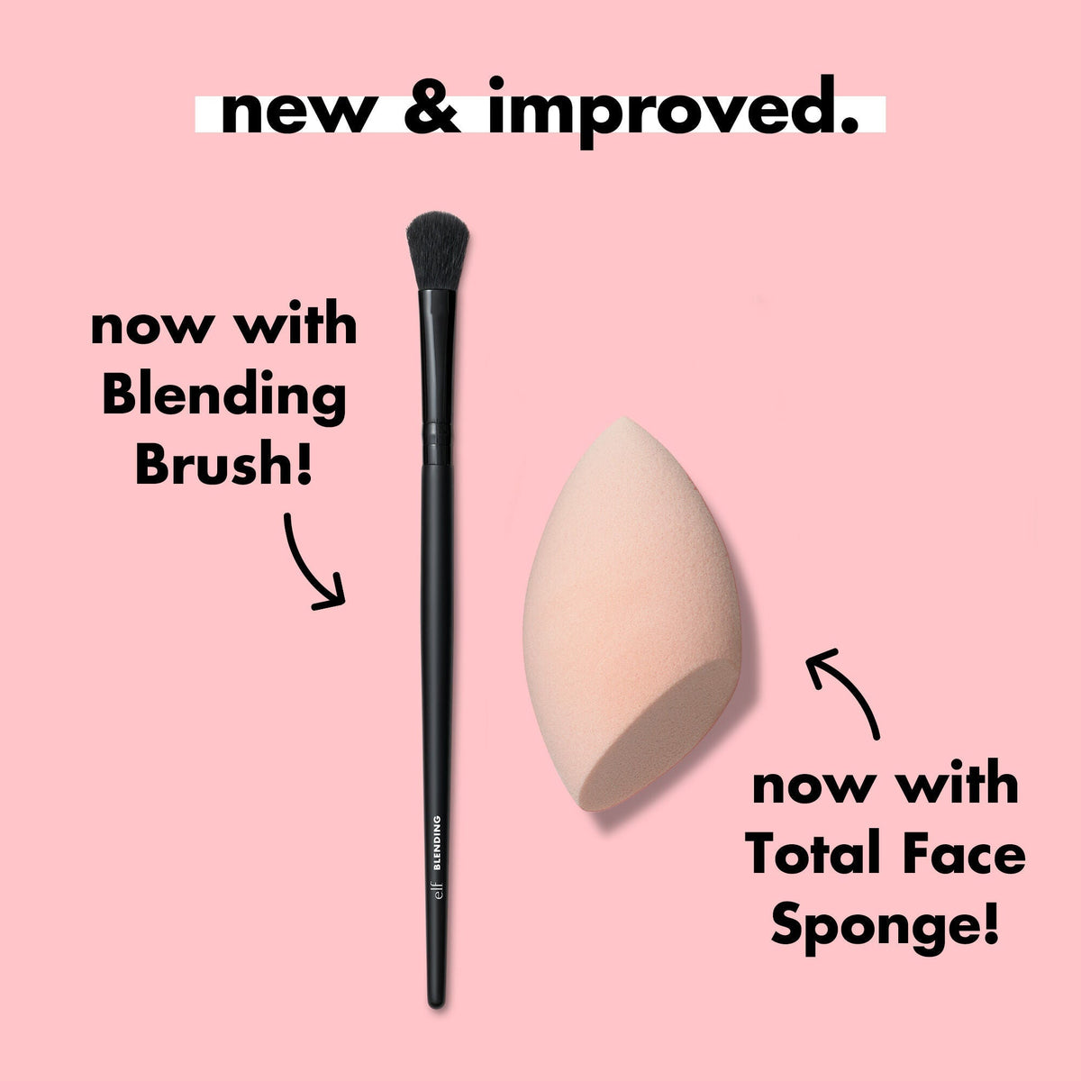 Full Face & Eye Makeup Brush Set with Travel Case